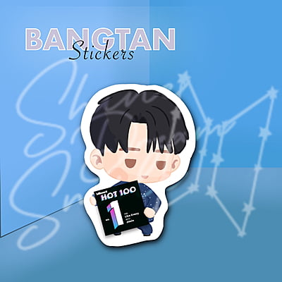 Jimin Hot 100 1 Sticker
